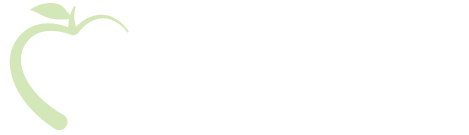 Oklahoma council on economic education logo with apple silhouette outline