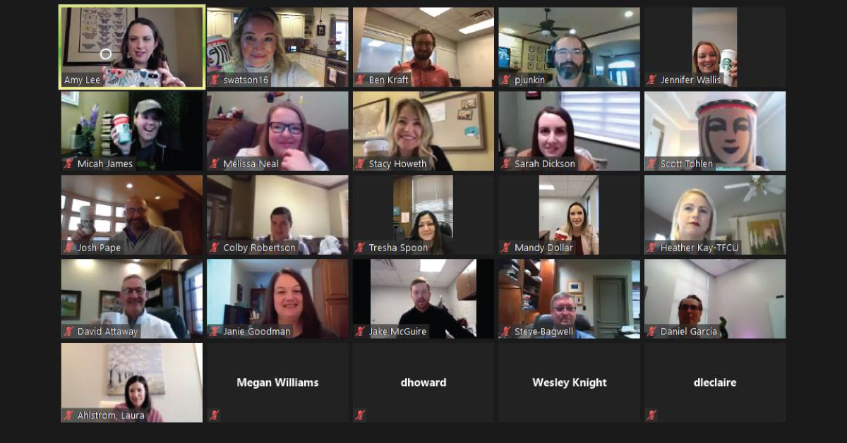 virtual 2021 board meeting screenshot